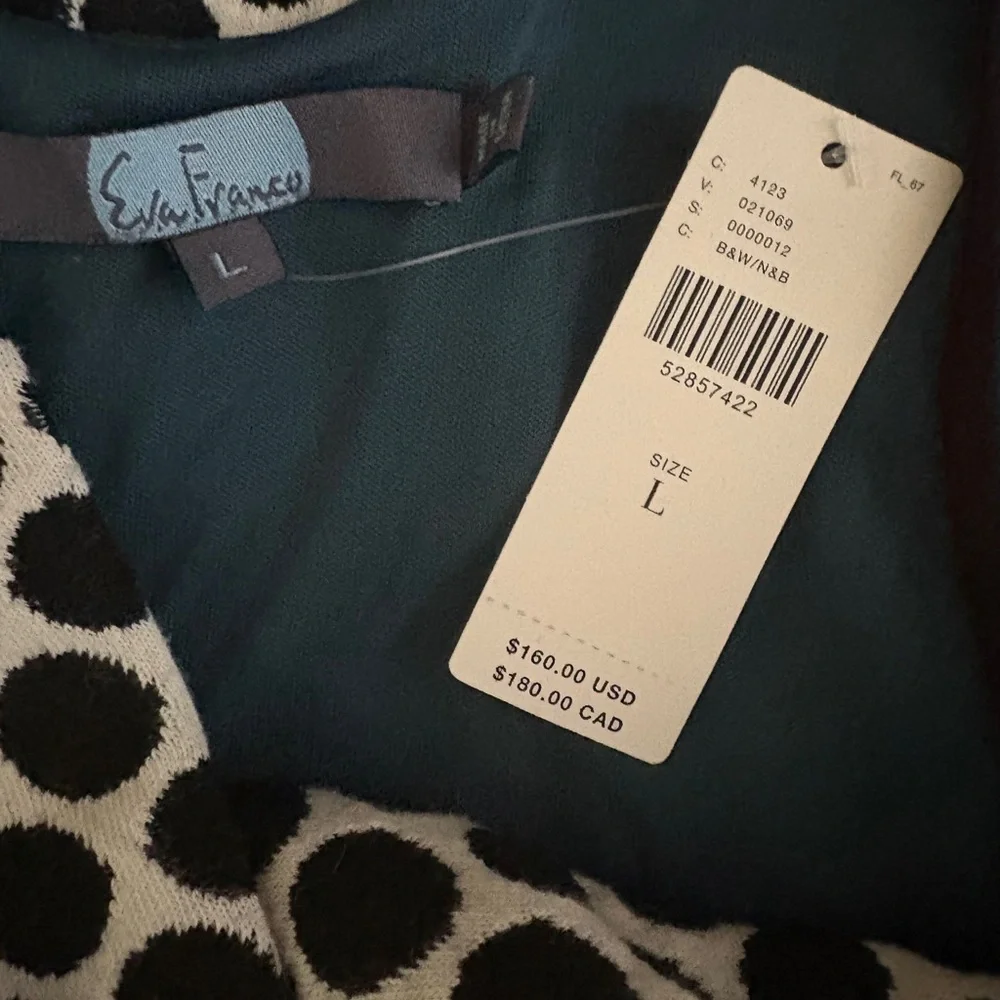 NEW EVA FRANCO jumpsuit Large NWT - Picture 5 of 8